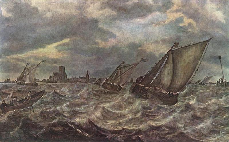 BEYEREN, Abraham van Rough Sea gfhg Sweden oil painting art